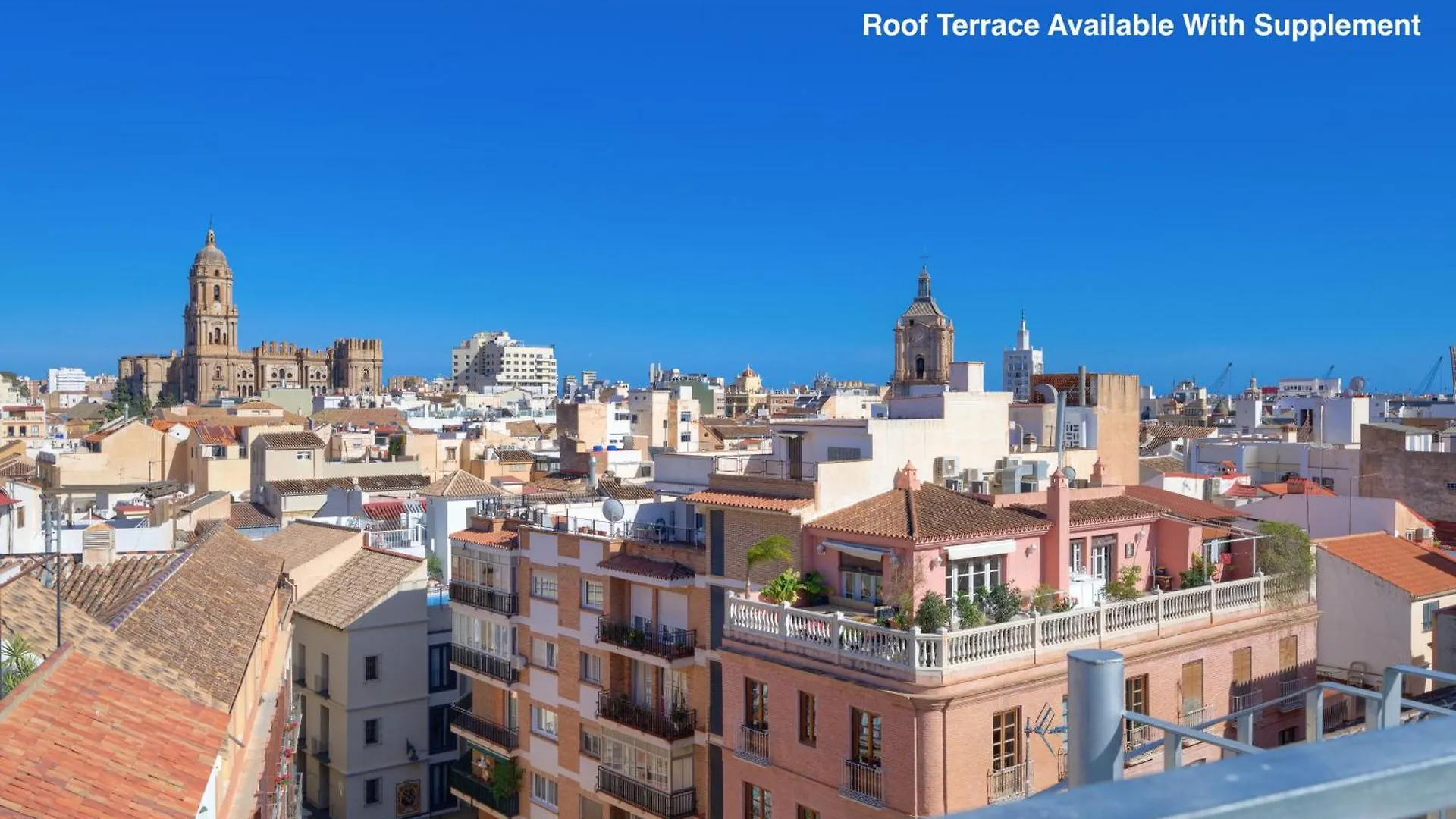 Penthouse Apartment Tribuna Center By Seric,15' Walking To The Beach Malaga